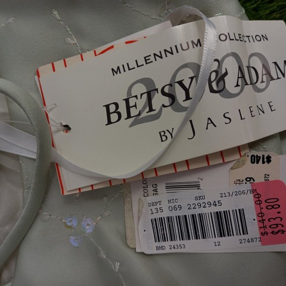 NWT Y2K VINTAGE DEADSTOCK prom maxi dress - Picture 8 of 13